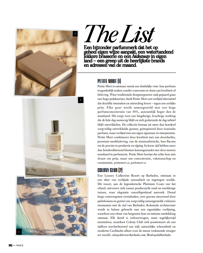 Petit Mort Vogue magazine feature